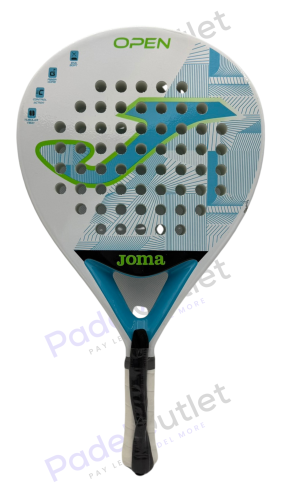 USED - Joma Padel Racket Open Turquoise White Fluo...