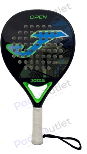 USED - Joma Padel Racket Open Black Turquoise