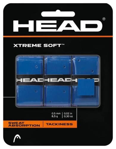 HEAD Xtremesoft Overgrip – pack of 3 pcs blue