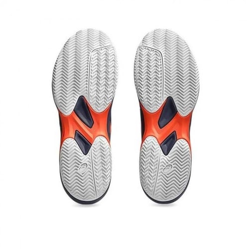 Asics Game FF Clay Shoes Blue Indigo Orange