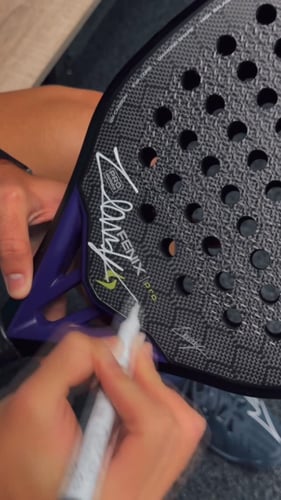 Siux Leo Augsburger Fenix Pro Black 2026 Padel Rac...