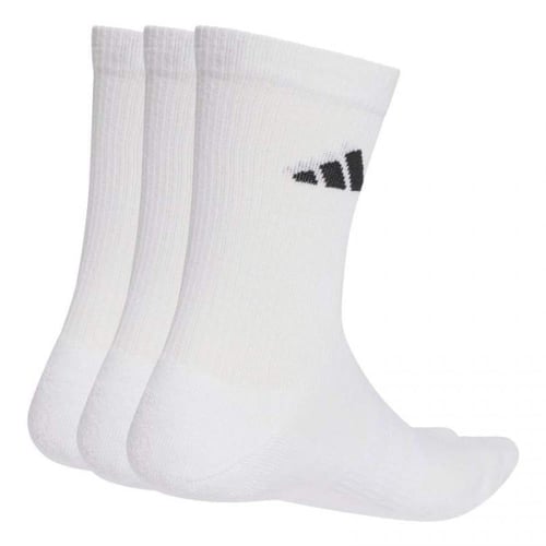 Adidas Essentials Crew Socks White (3 Pairs)