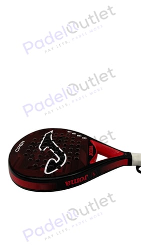 USED - Joma Padel Racket Open Black Red