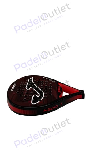 USED - Joma Padel Racket Open Black Red