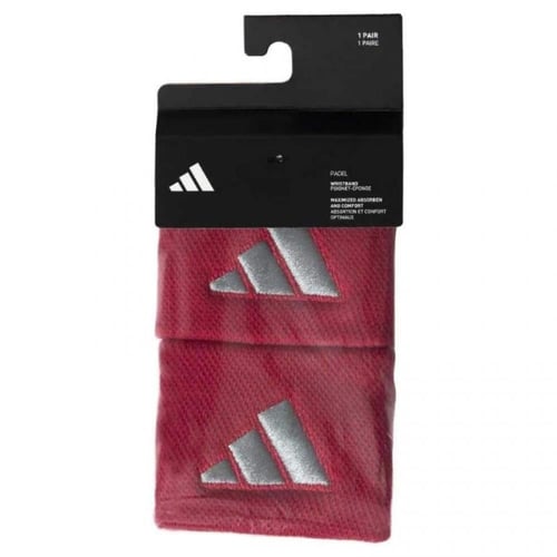 Adidas Short Red Wristbands 2 Units