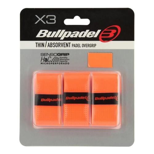 Bullpadel GB1705 Senso Perforated Overgrips 3-Pack...