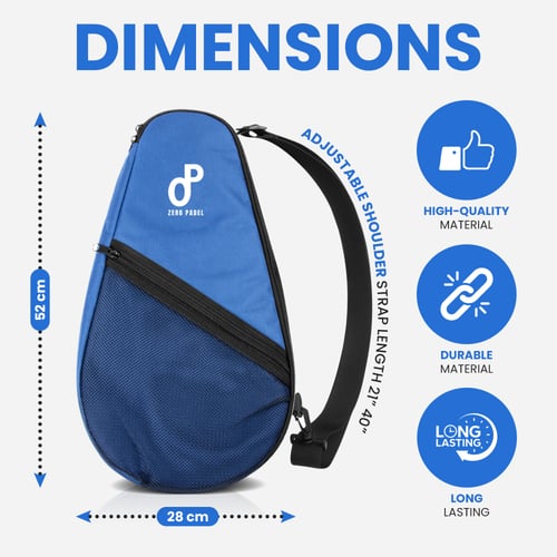 Zero Padel Racket Bag Cover - Navy