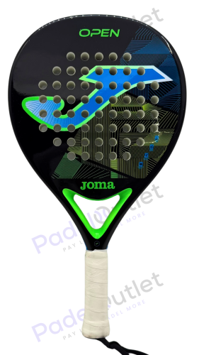 USED - Joma Padel Racket Open Black Turquoise