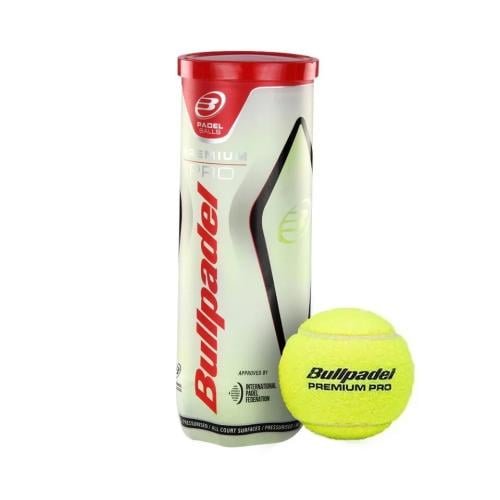 Bullpadel Premium Pro Padel Balls (can of 3)
