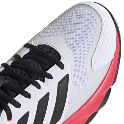 Adidas CourtJam Control 3 Shoes White Black Red