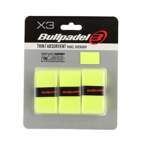 Bullpadel GB1705 Senso Perforated Overgrips - 3 Pa...