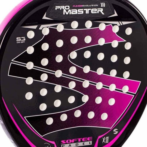 Softee Pro Master Evolution Fuchsia Padel Racket