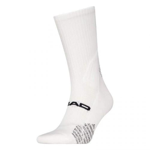 HEAD Performance Padel Crew Socks – White – 1 Pair
