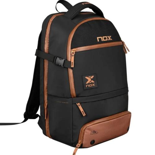 NOX Luxury Open Series Black/Brown Backpack