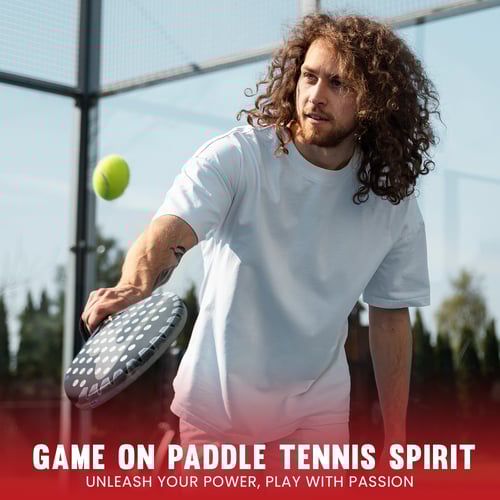 Zero Padel Racket Protector, Transparent - Large