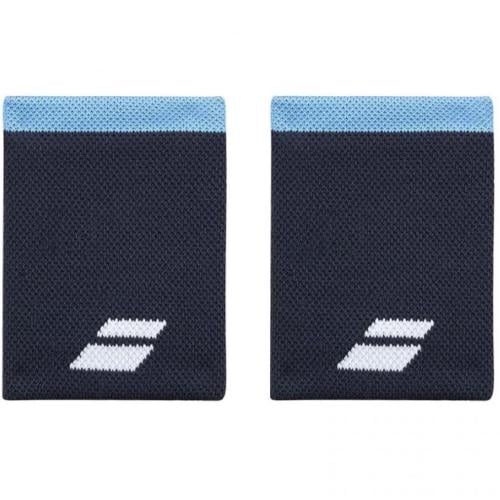 Babolat Logo Jumbo Blue Wristbands 2-Pack