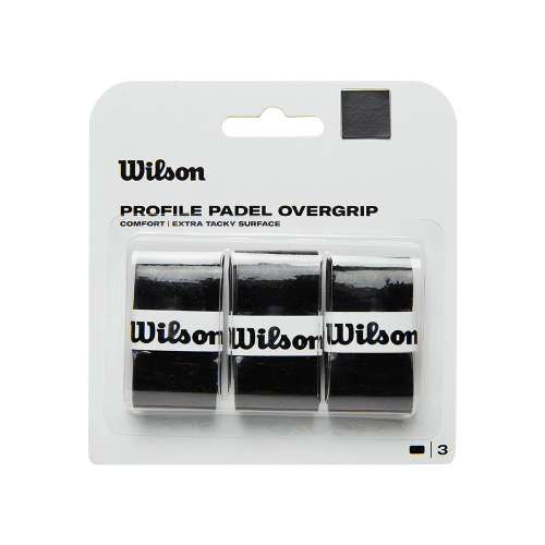 Wilson Overgrips Profile Padel Black (3 pcs)