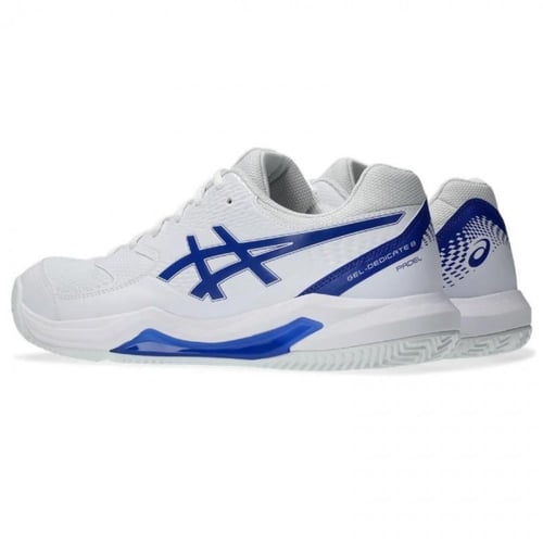 Asics Gel Dedicate 8 Padel Shoes White Blue
