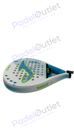 USED - Joma Padel Racket Open Turquoise White Fluo...