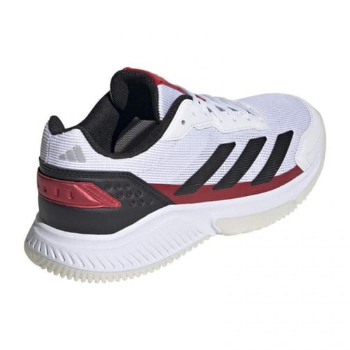 Adidas Courtquick Padel Shoes White Black Red