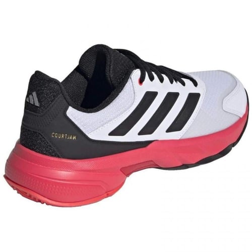 Adidas CourtJam Control 3 Shoes White Black Red