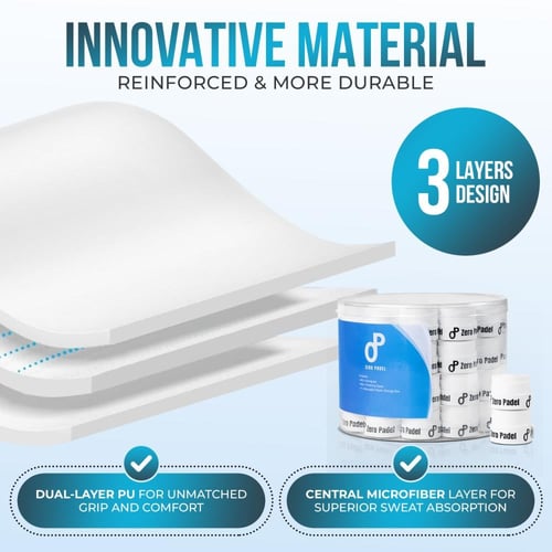 Zero Padel ProGrip (60-Pack Overgrips)