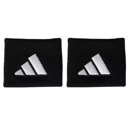 Adidas Short Black Wristbands 2 Units