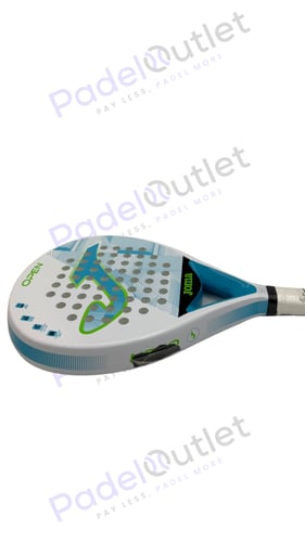 USED - Joma Padel Racket Open Turquoise White Fluo...