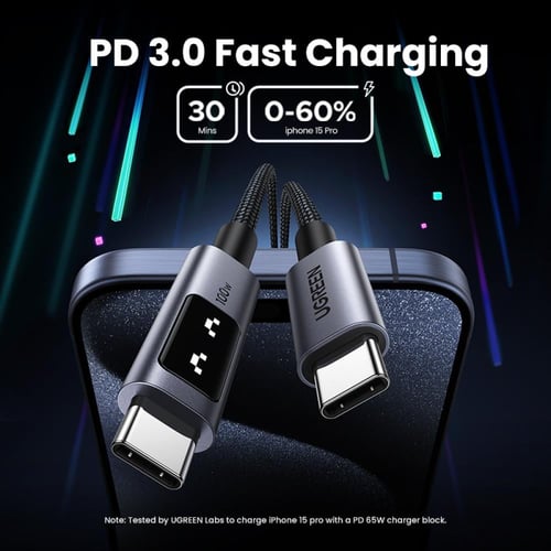 كابل شحن مغناطيسي سريع 3 في 1 مع إضاءة LED – يدعم...
