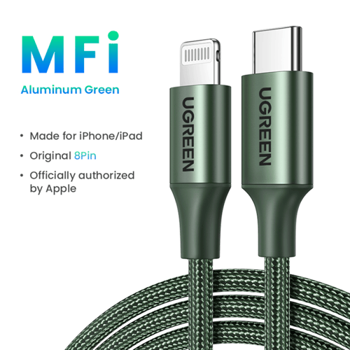 كابل تايب C إلى لايتننغ معتمد MFi – شحن سريع PD 20...