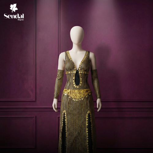 جلابية رقص شرقي 4 قطع أنيقة