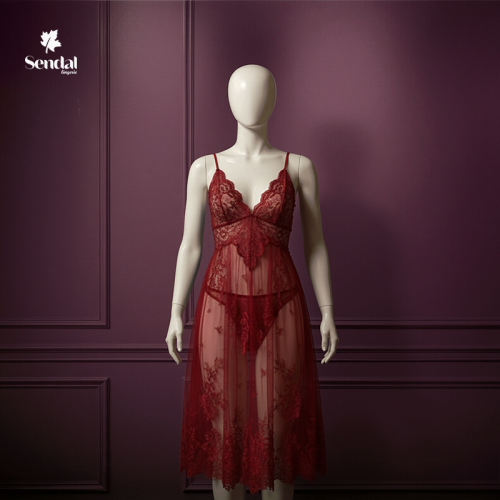 لانجري دانتيل نسائي خامة ناعمة بتصميم أنثوي راقي