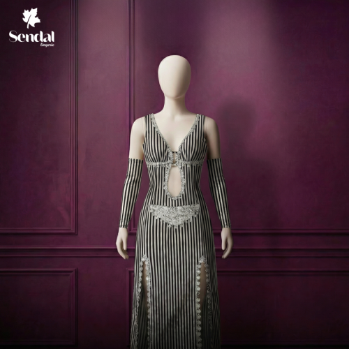 جلابية رقص شرقي 4 قطع أنيقة