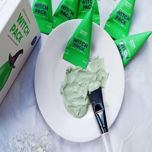 سكين 1004 - زومبي بيوتي قناع الطين المهدئ بالشاي ا...