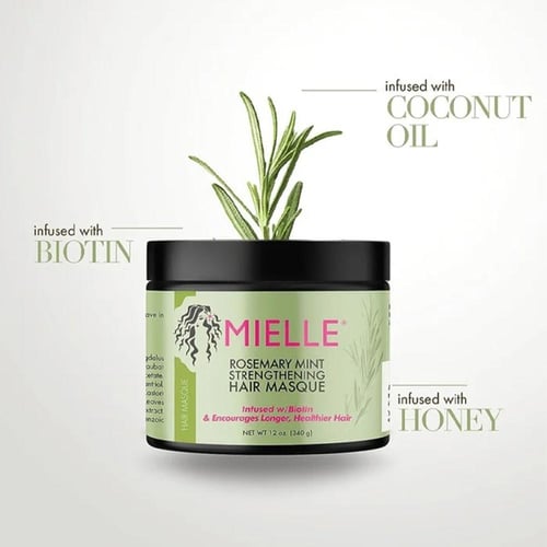 ميلي - قناع تقوية الشعر بأكليل الجبل والنعناع 340...