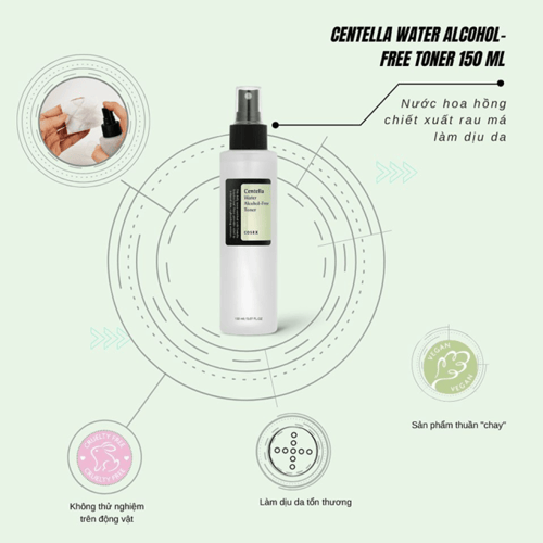 كوسركس - تونر السنتيلا الخالي من الكحول 150 مل