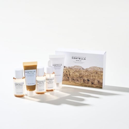 سكين 1004 - مجموعة السفر للعناية بالبشرة بخلاصة ال...