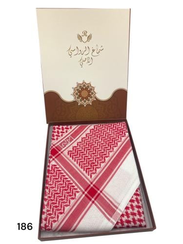 شماغ الرواسي كلاسيك فاتح مديل 186