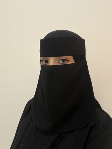 نقاب طول وسط