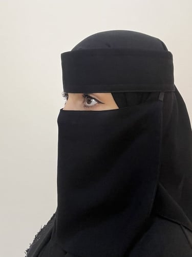نقاب طول وسط