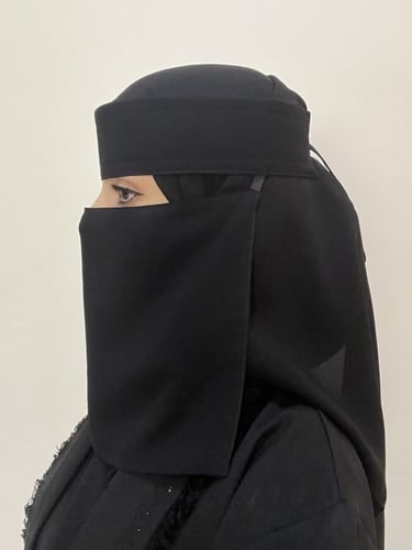 نقاب طول وسط