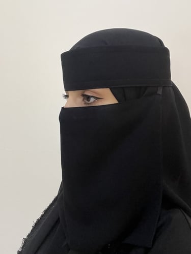نقاب طول وسط