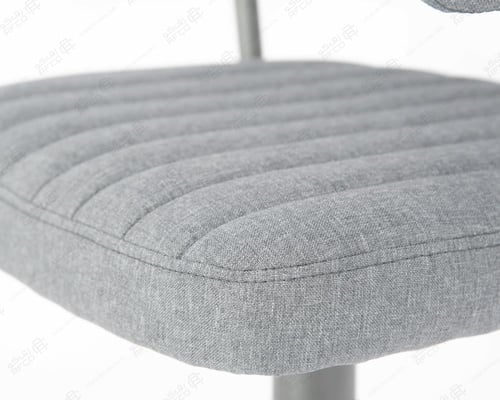 كرسي كاشير ابو يد قماش رمادي