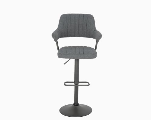 كرسي كاشير ابو يد قماش رمادي