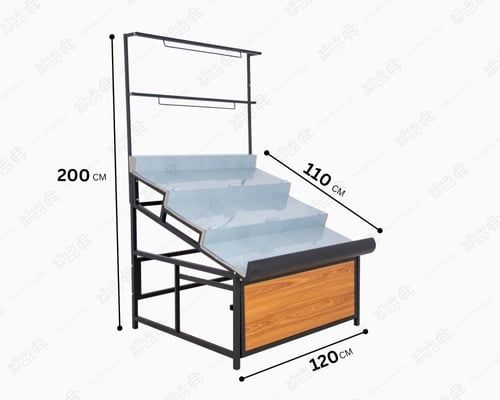 استاند خضار 3 دور مائل