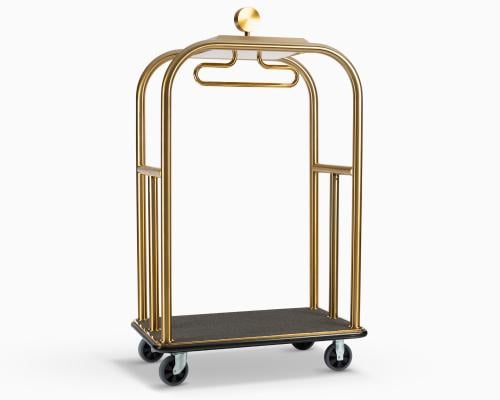 عربة استقبال ونقل حقائب فندقية كبير