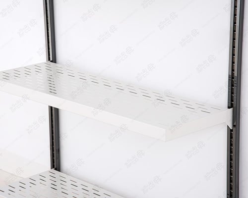 عمود تثبيت رفوف جدارية مفرز استيل