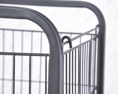 استاند سلات تسالي شبك بعجلات 60*40 سم