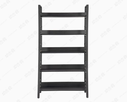 رفوف خشب اسود