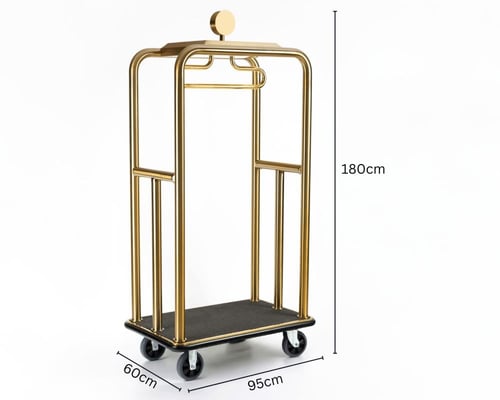 ترولي استقبال ونقل حقائب فندقية فاخرة صغير